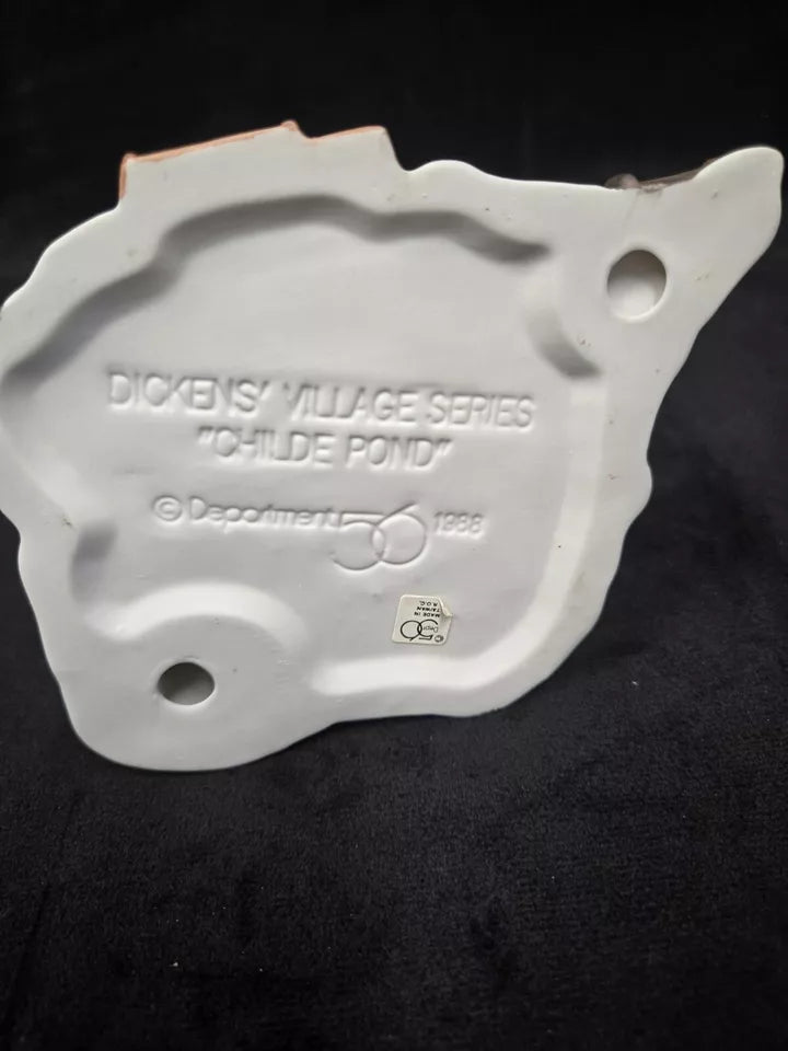 Dept 56 Heritage Village "CHILDE POND AND SKATERS" #5903-0 ~Set of 4