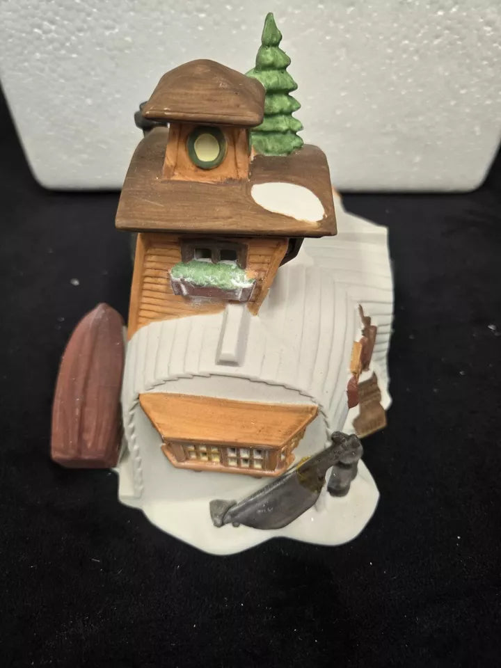 Dept. 56 Dickens' Village Series Peggotty's Seaside Cottage - White